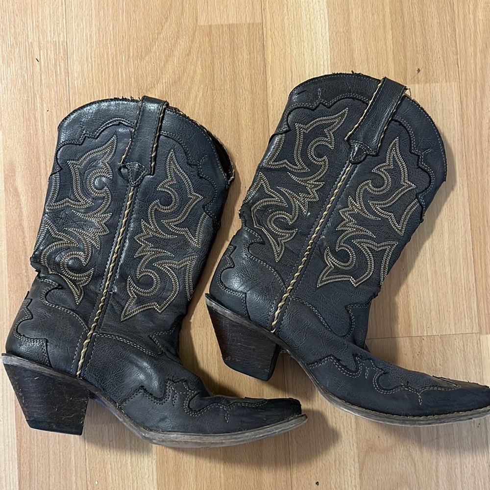 Chocolate Brown Durango Cowboy Boots - Size 9